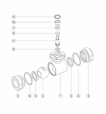 Flange Actuatornpt Ball Valves Parts Diagram