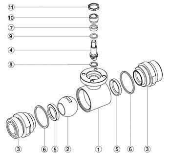 ss ball valves dimension