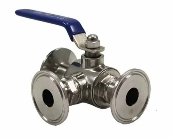 3 Way Tc End Ball Valves