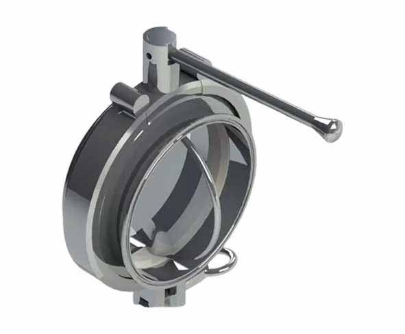 sanitary hygienic butterfly valves