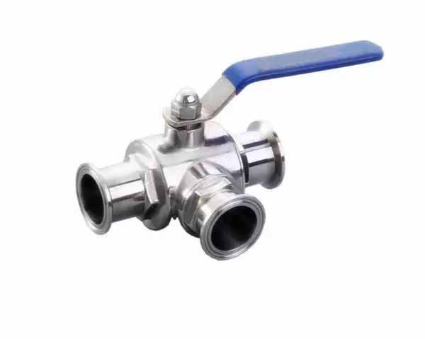 Tc End 3-Way Ball Valve